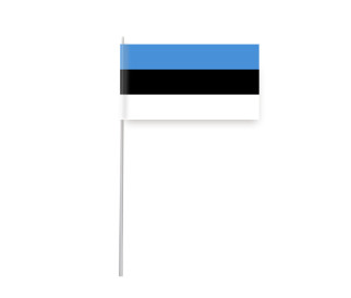Estijos popierinė vėliavėlė 12x22 cm H40
