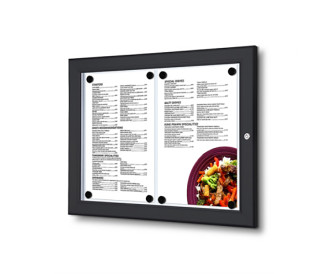 Magnetinė rakinama lenta MENU juoda