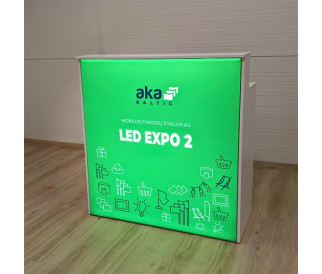 Mobilus parodų staliukas EXPO 2 LED
