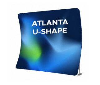 Tekstilinė reklaminė sienelė ATLANTA U-SHAPE