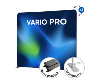 Tekstilinė reklaminė sienelė VARIO PRO tiesi