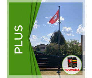 FLAGMORE PLUS stiklo pluošto vėliavos stiebas