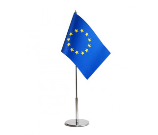 Europos Sąjungos stalinė gairelinė vėliavėlė 15x25cm