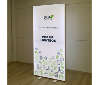 Šviesdėžė Pop-up dvipusė Balta