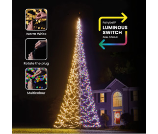 Girlianda vėliavos stiebui FAIRYBELL Luminous Switch