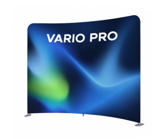 Tekstilinė reklaminė sienelė VARIO PRO lenkta