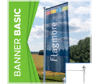 Stiklo pluošto vėliavos stiebas FLAGMORE BANNER BASIC