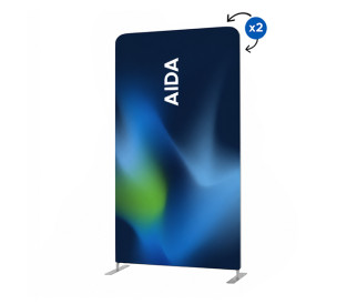 Reklaminis tekstilinis stendas AIDA
