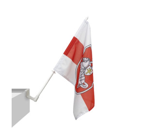Baltarusijos automobilinė vėliavėlė su herbu ir koteliu 30x50 cm