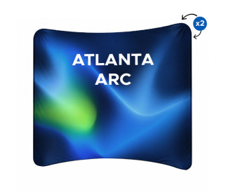 Tekstilinė reklaminė sienelė ATLANTA ARC