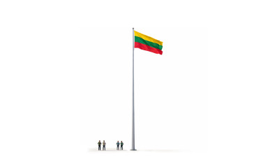 Aukšti stiklo pluošto vėliavų stiebai FLAGMORE GIGANT