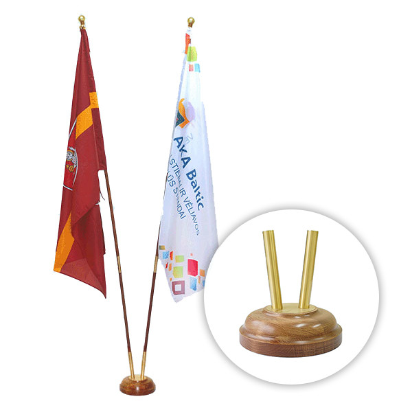 Vėliavos stovas LUX dvivietis