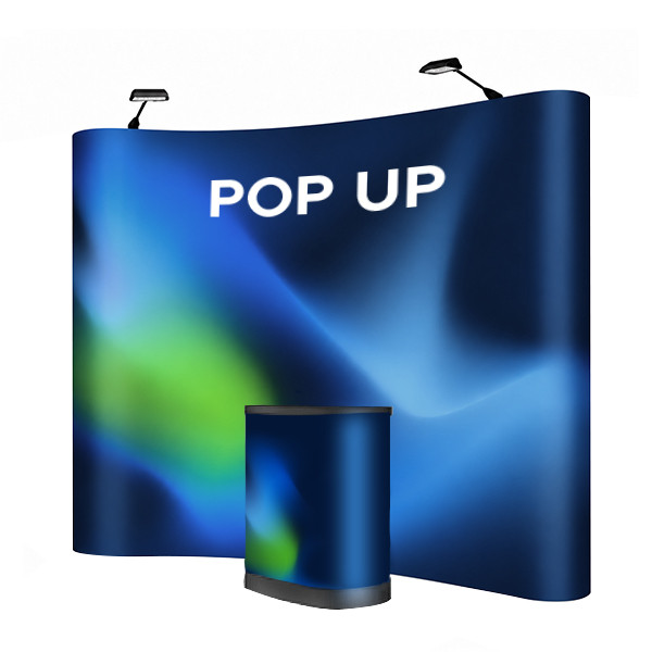 Mobili sienelė Pop up lenkta + Transportavimo dėžė