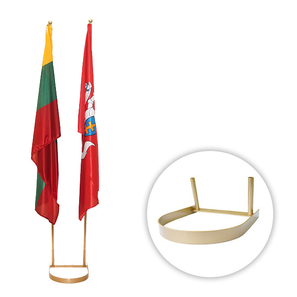 Vėliavos stovas PASAGA dvivietis