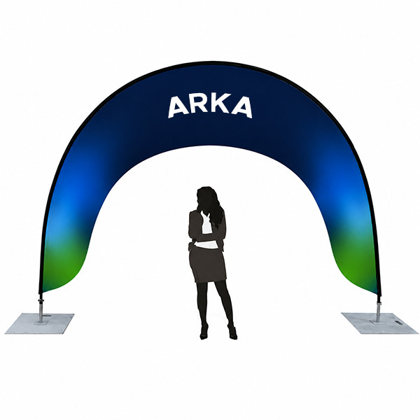 Reklaminė arka su spauda