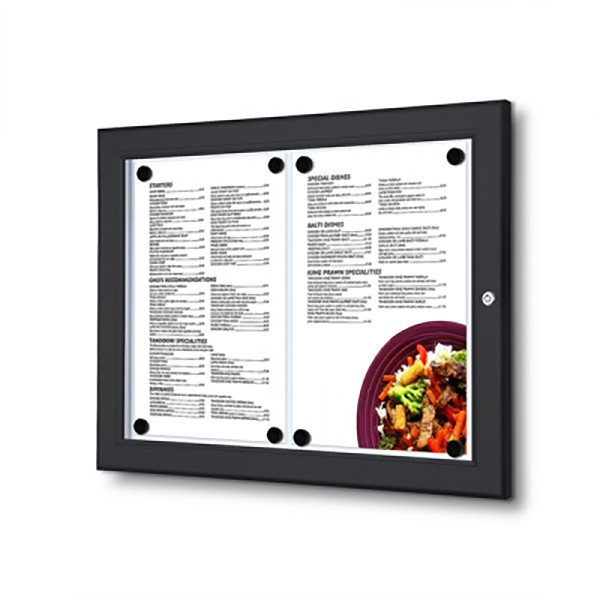Magnetinė rakinama lenta MENU juoda