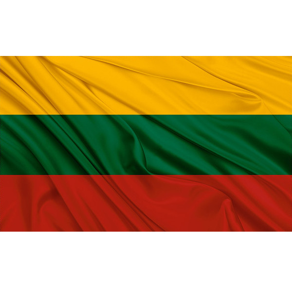 Prabangi Vyriausybinė Lietuvos vėliava 100x200 cm (T)