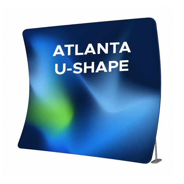 Tekstilinė reklaminė sienelė ATLANTA U-SHAPE