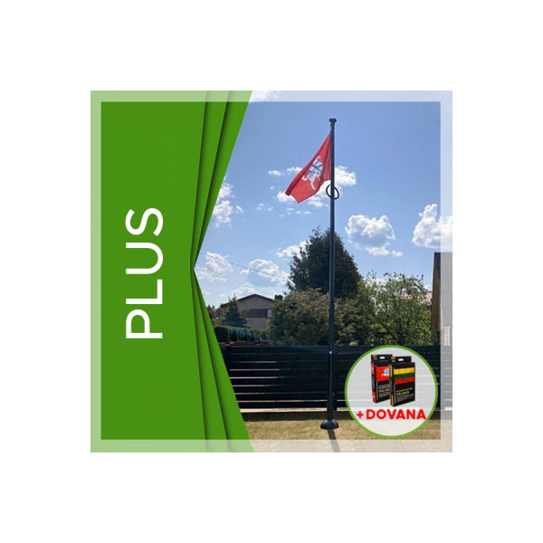 FLAGMORE PLUS stiklo pluošto vėliavos stiebas