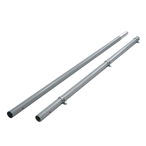 Metalinis vėliavos kotas 2 m ilgio 23 mm skersmens iš 2 dalių