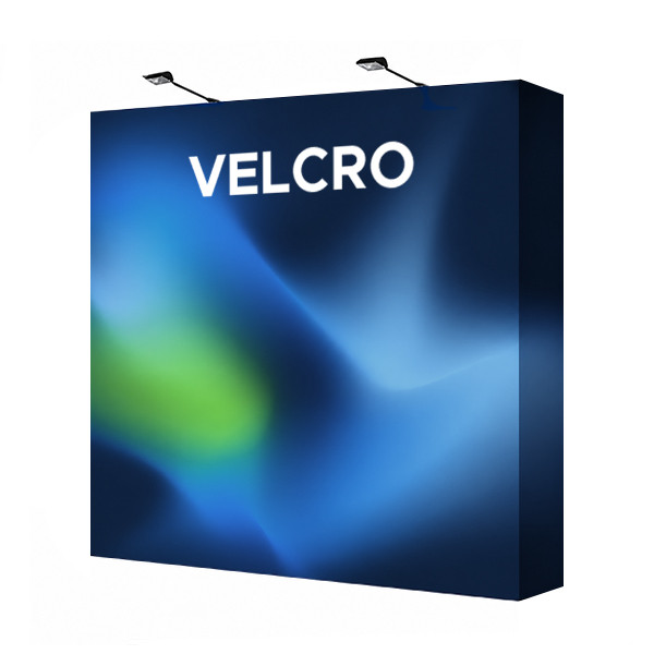 Reklaminė tekstilinė sienelė VELCRO - tiesi