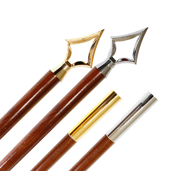 Vėliavos kotas 2,5 m ilgio 34 mm skersmens iš 2 dalių