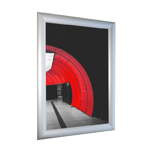 Rėmelis Click sidabrinis su 32 mm profiliu