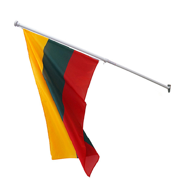Fasadinis stiebas 2 m baltos spalvos
