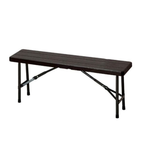 Sulankstomas suolas 102x25 cm rudas