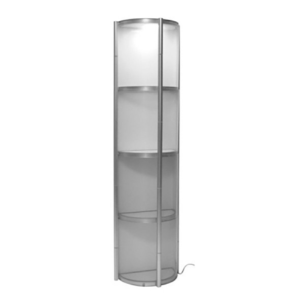 Sulankstoma LED vitrina su spauda