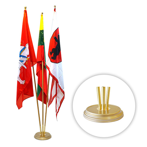 Vėliavos stovas GOLD X-vietis