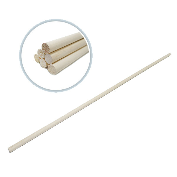 Medinis vėliavos kotas 1,5 m ilgio 24 mm skersmens