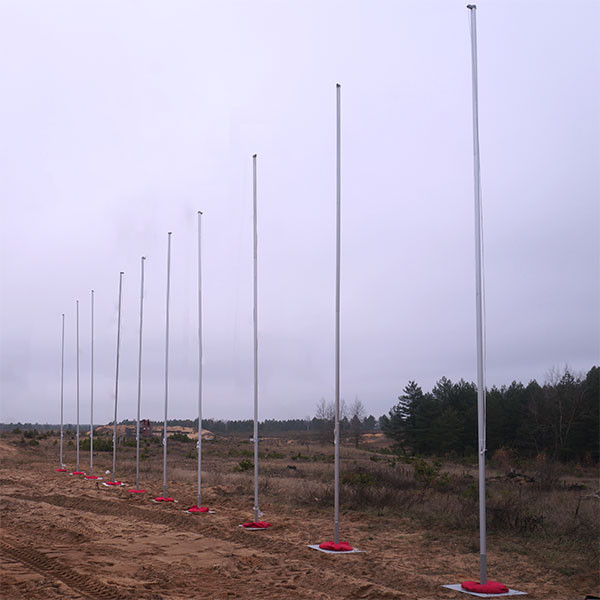 Aliuminių vėliavų stiebų nuoma