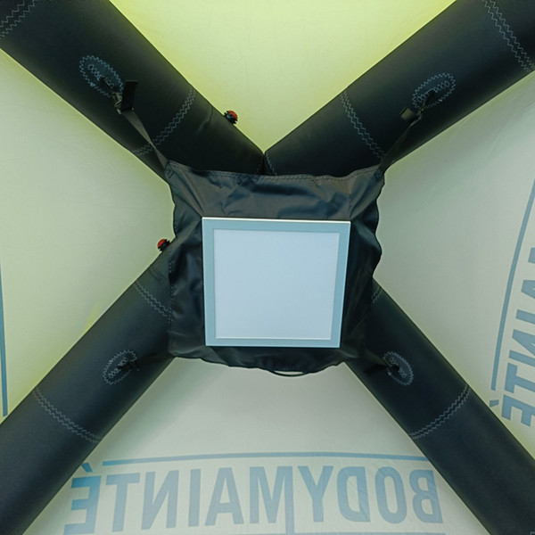 LED apšvietimas palapinėms