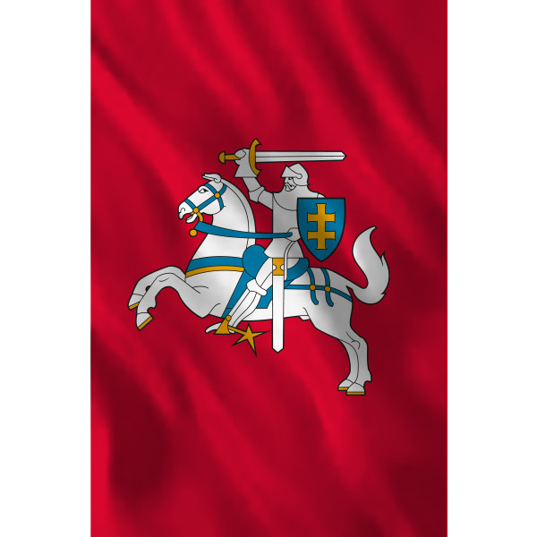 Lietuvos istorinė vėliava vertikali