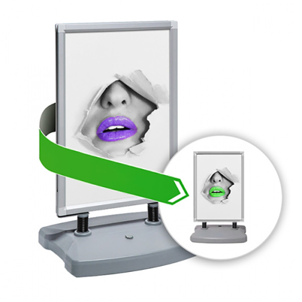 Reklaminis lauko stendas CITY dvipusis