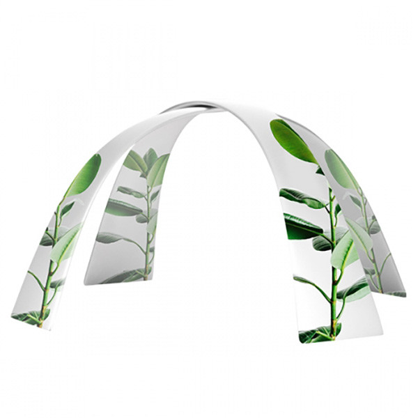 Tekstilinis parodų stendas ARCH