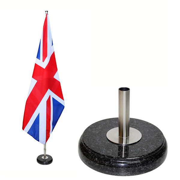 Vėliavos stovas STONE STRAIGHT juodas