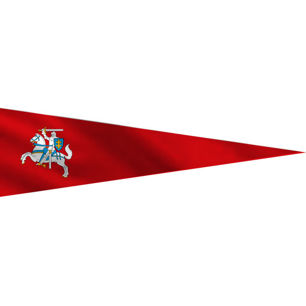 Lietuvos istorinis vimpelas 50x200 cm