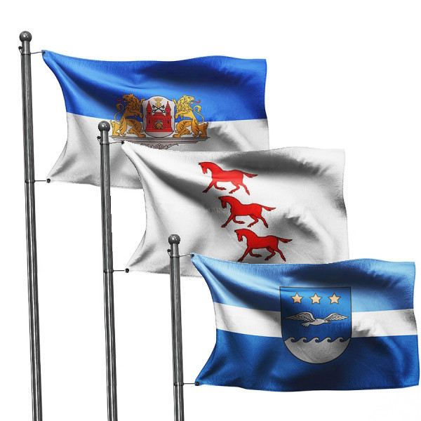 Latvijos miestų vėliavos